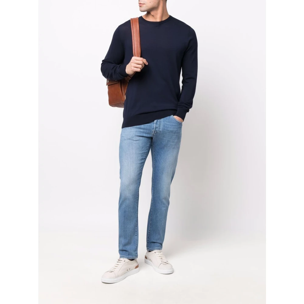Ballantyne Blauwe Sweaters voor Mannen Blue Heren