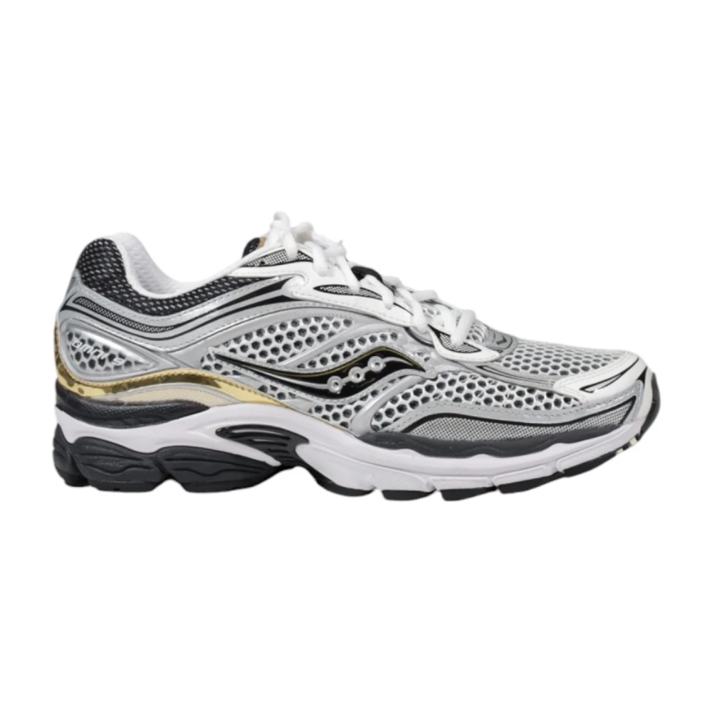 Saucony Women's Gray Sporty Round Toe Lace-Up Trainers
