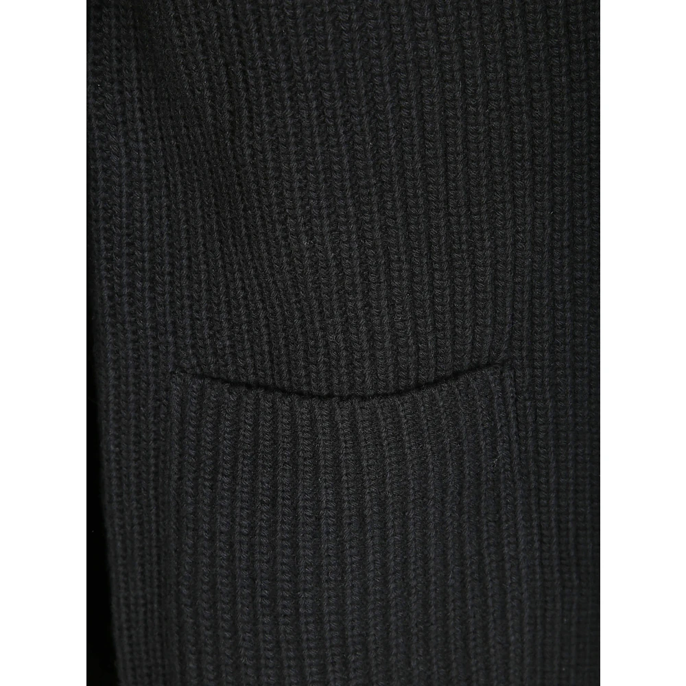 Tagliatore Sjaalkraag Vest Black Heren