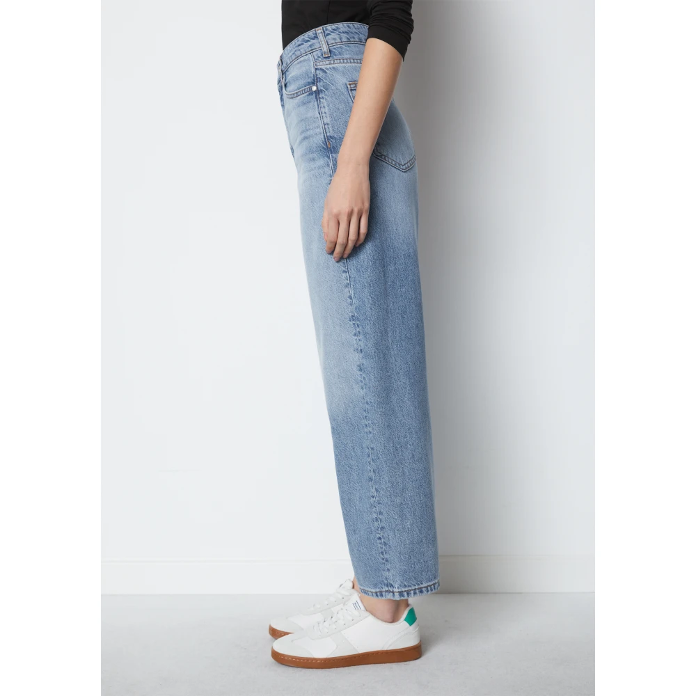 Marc O'Polo Jeans model Tolva met hoge taille Blue Dames