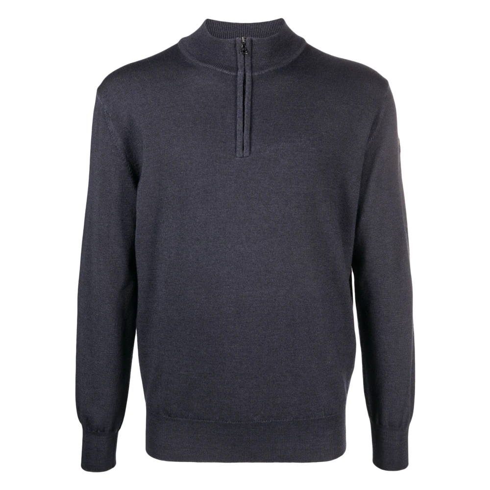 PAUL & SHARK Wol Half-Zip Gebreide kleding Blue Heren
