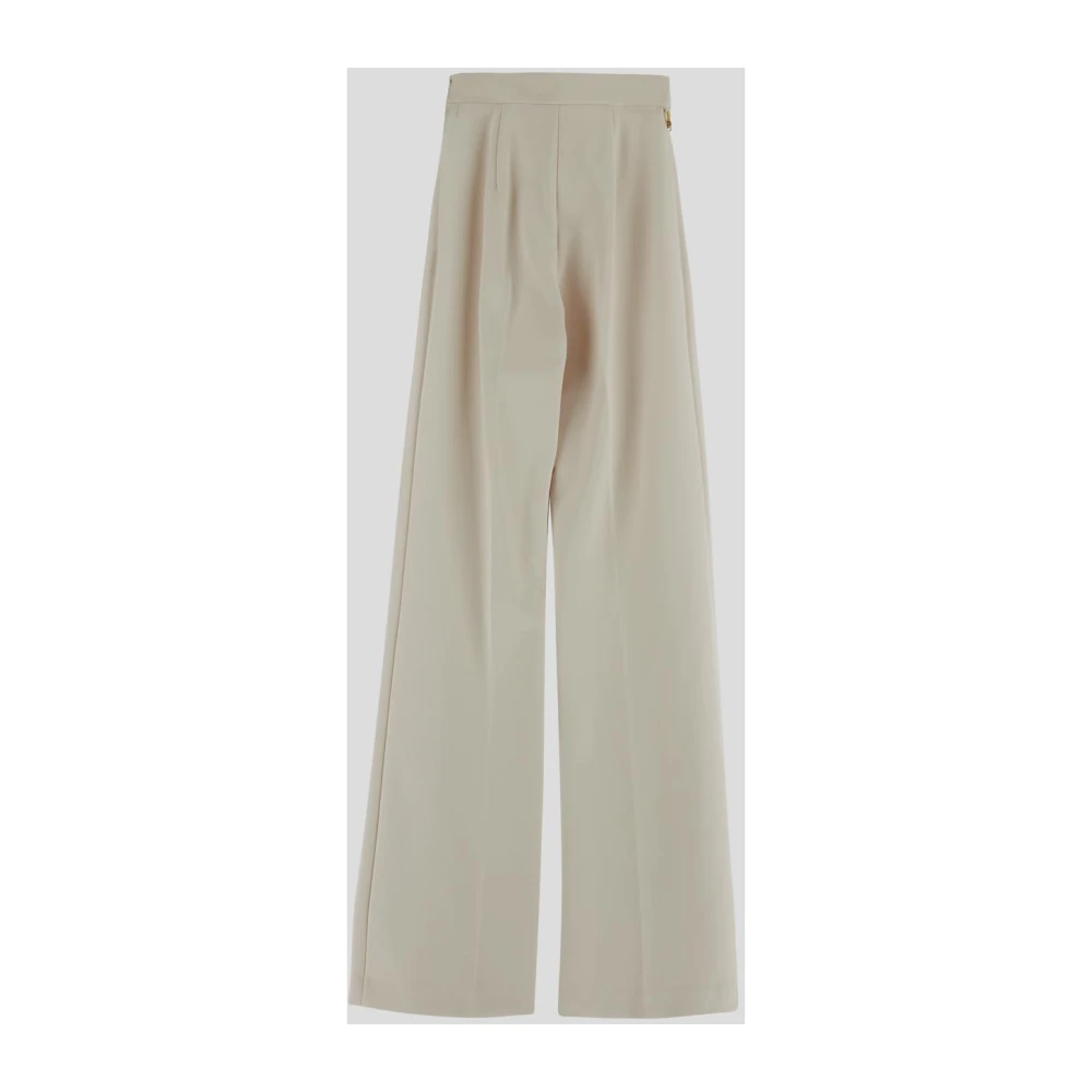 Elisabetta Franchi Polyester Chain Broek Beige Dames