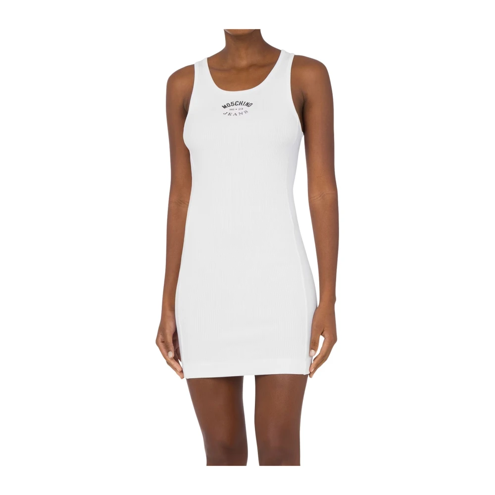Moschino Witte Jurken voor Vrouwen White Dames