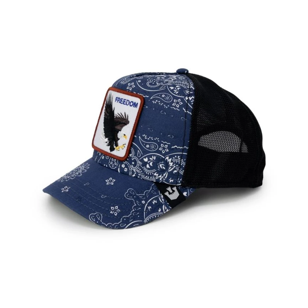 Goorin Bros Blauwe Adelaar Trucker CapBandana Blue Heren