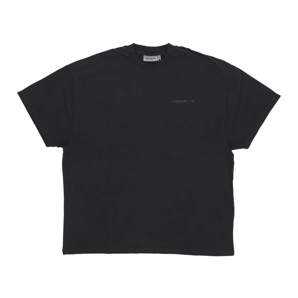 Carhartt WIP Zwart Gepigmenteerd Oversized T-shirt Black Heren