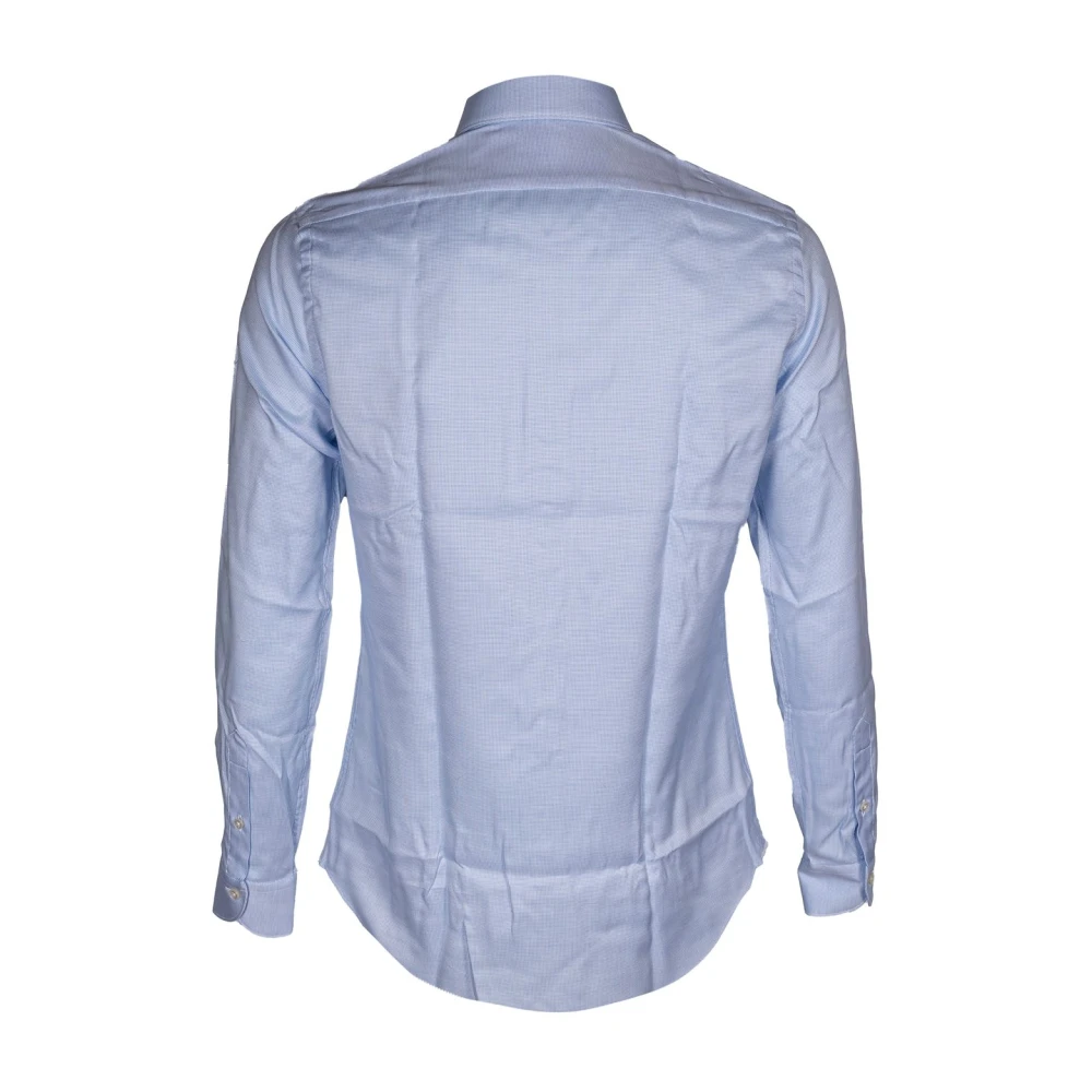 Xacus Reis Oxford Overhemd Tailor Fit Blue Heren