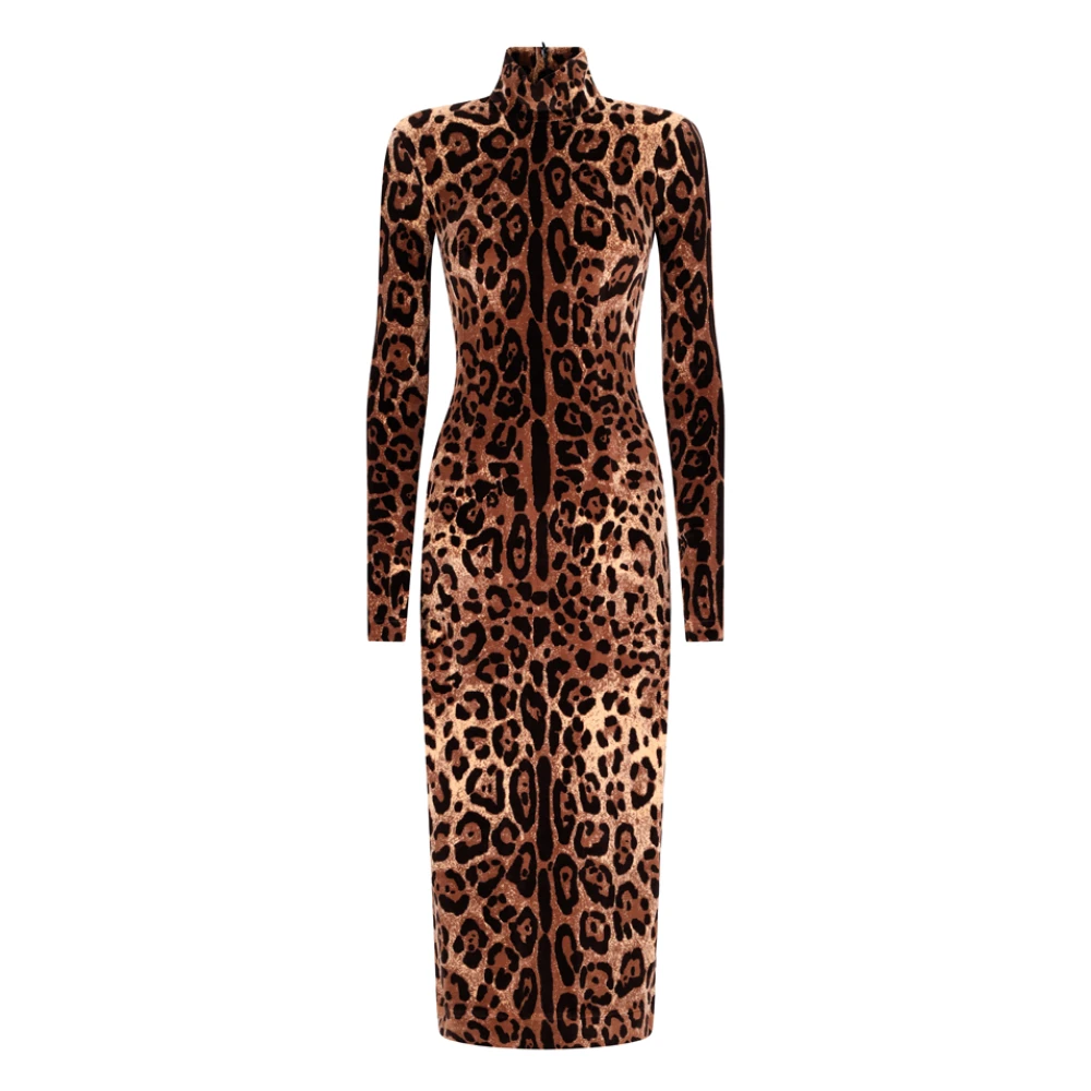 Dolce & Gabbana Women's Leopard Maxi Dress