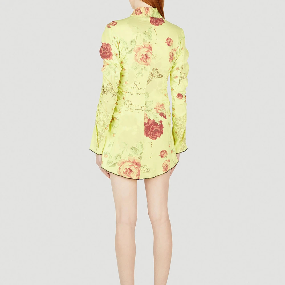 Rave Review Bloemen Mini Jurk Multicolor Dames