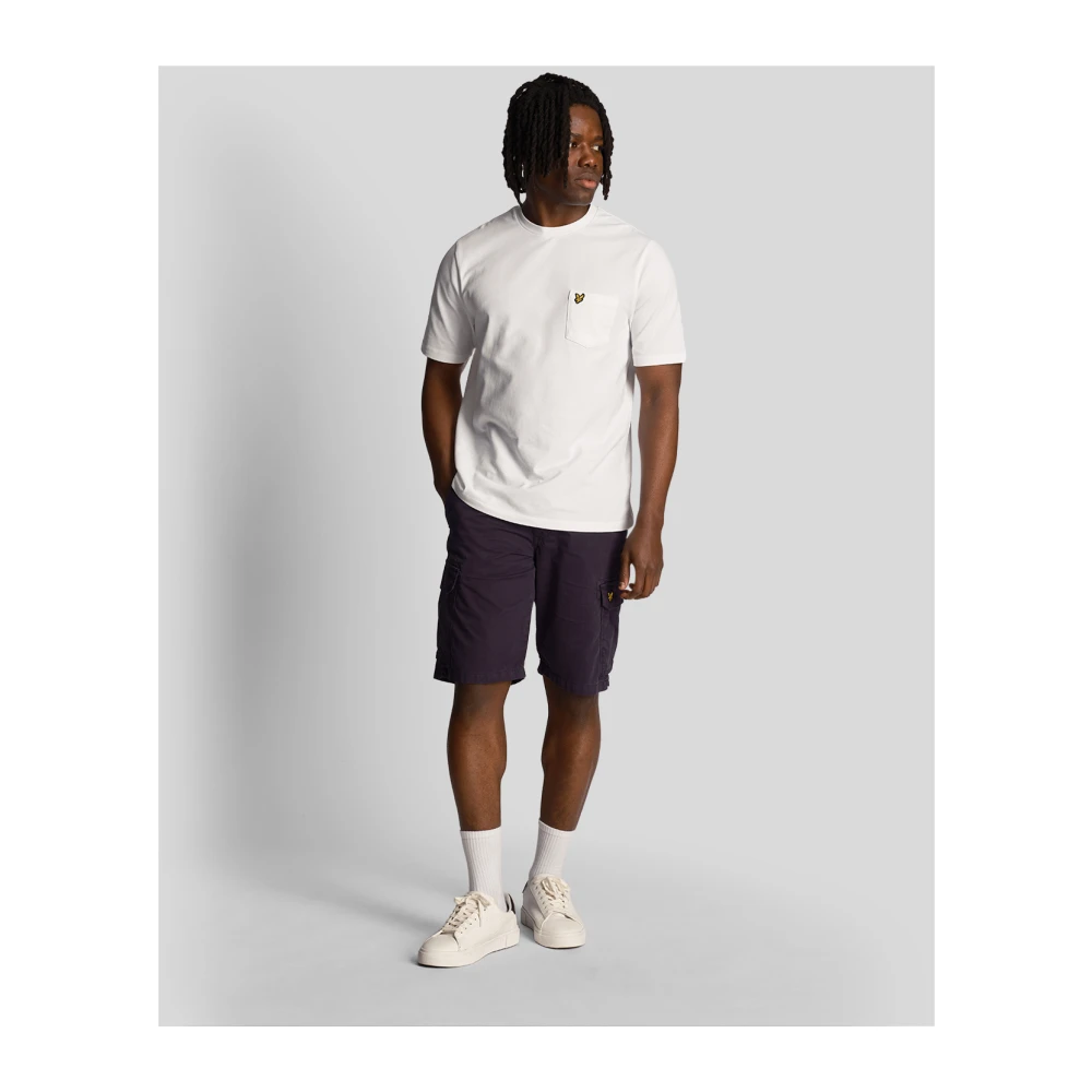 Lyle & Scott Cargo Shorts Wembley Stijl Blue Heren