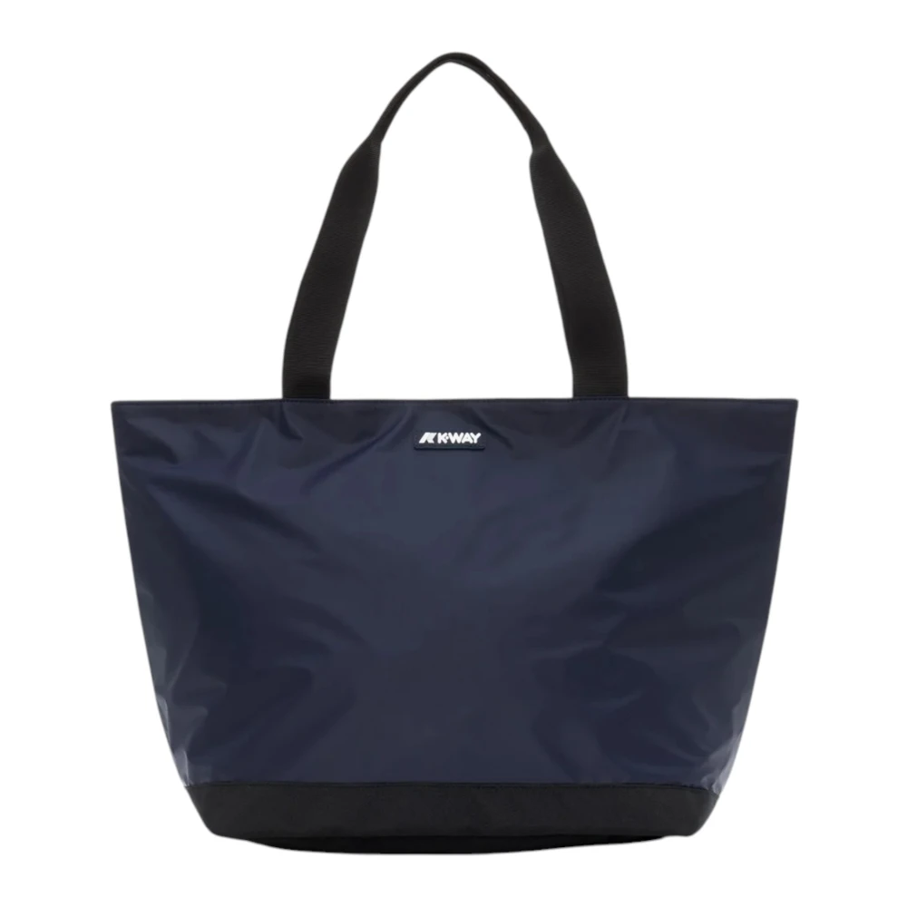 K-way Blauwe Tote tas Mod.Clere Blue Dames