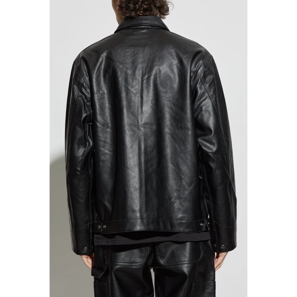 Carhartt WIP Jas gemaakt van eco-leer Black Heren