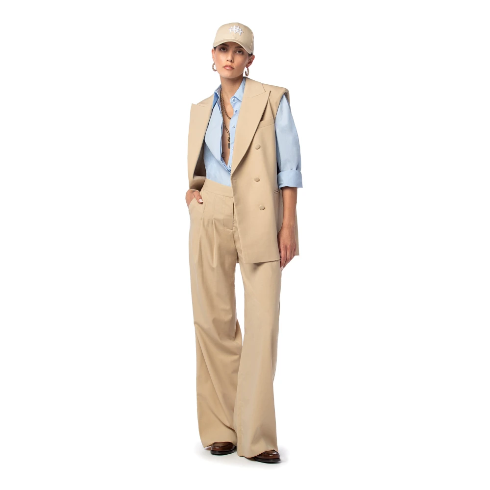 MVP wardrobe Mooie Broek Beige Dames