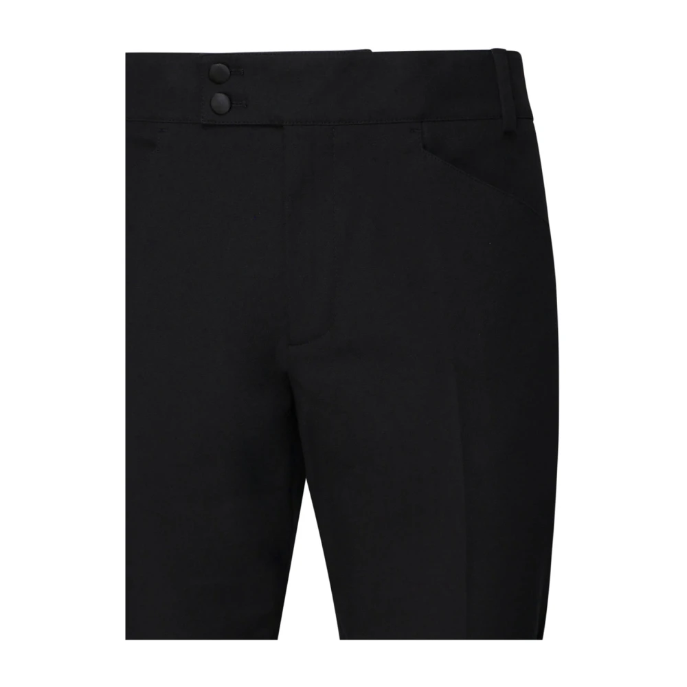 Dolce & Gabbana Zwarte Broek met Rits Black Heren