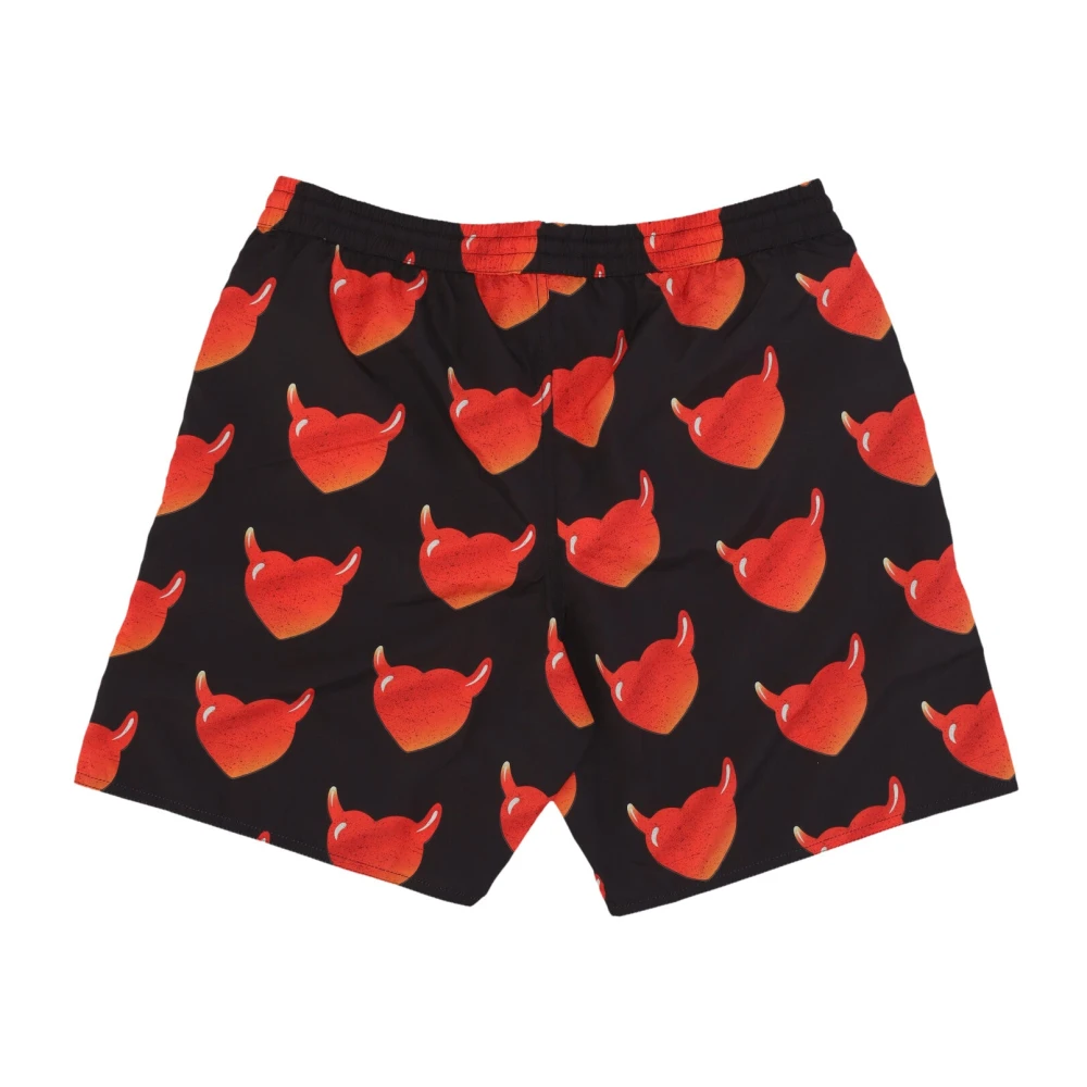 Vision OF Super Harten Zwemshorts Zwart Rood Multicolor Heren