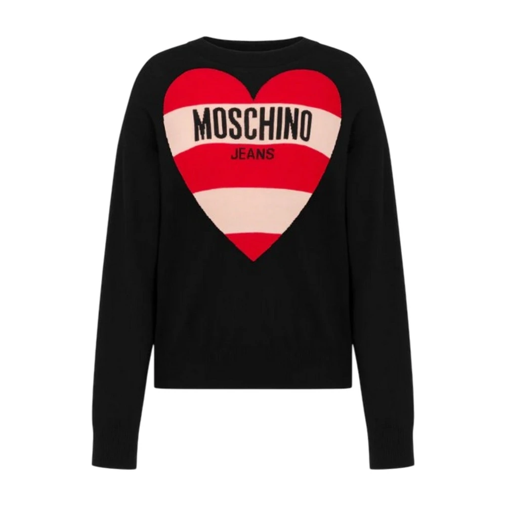Moschino Women's Black Maglieria E Felpe Poliestere
