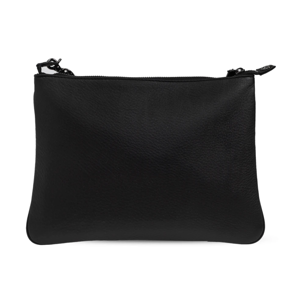 Yohji Yamamoto Schoudertas met logo Black Heren