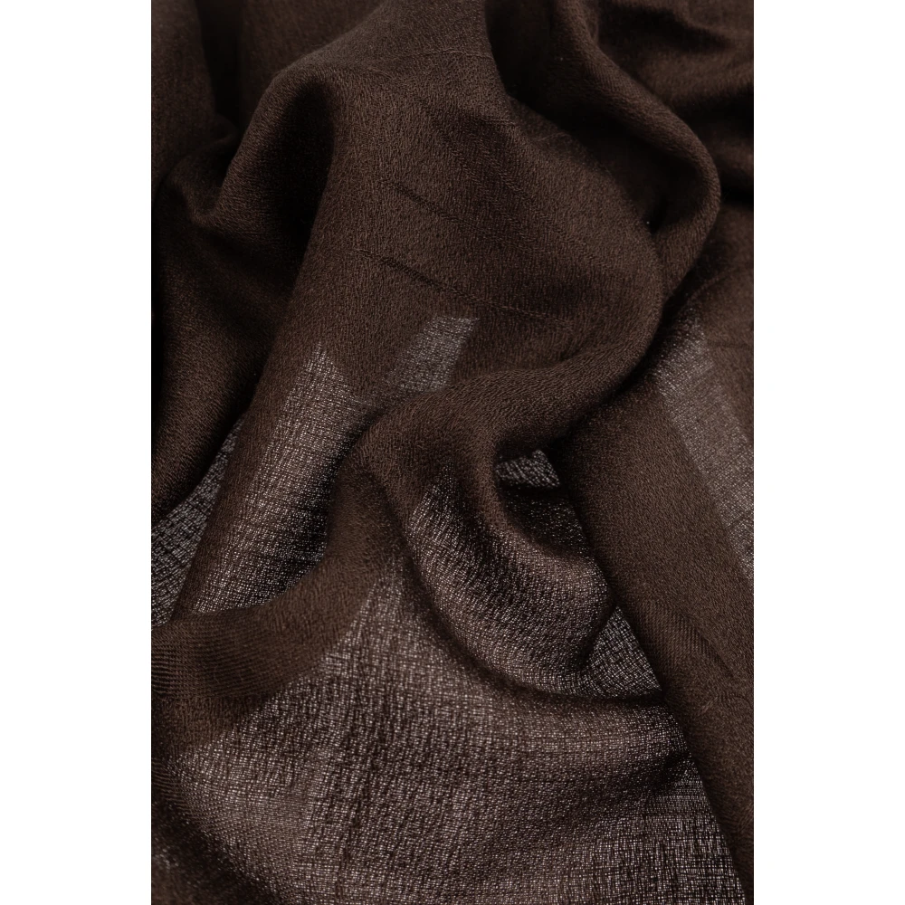 Max Mara Sjaal 'Curvone' Brown Dames