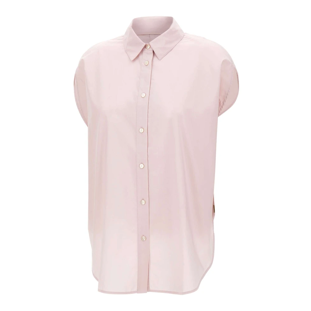 Woolrich Women's Pink Sleeveless Shirt - Shirts - 2XS - Blouses & Shirts
