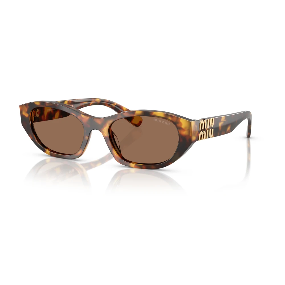 Miu Miu Stylish A03s Fashion Accessory - Unisex - Sunglasses - Brown - One Size - Accessories - Image 8