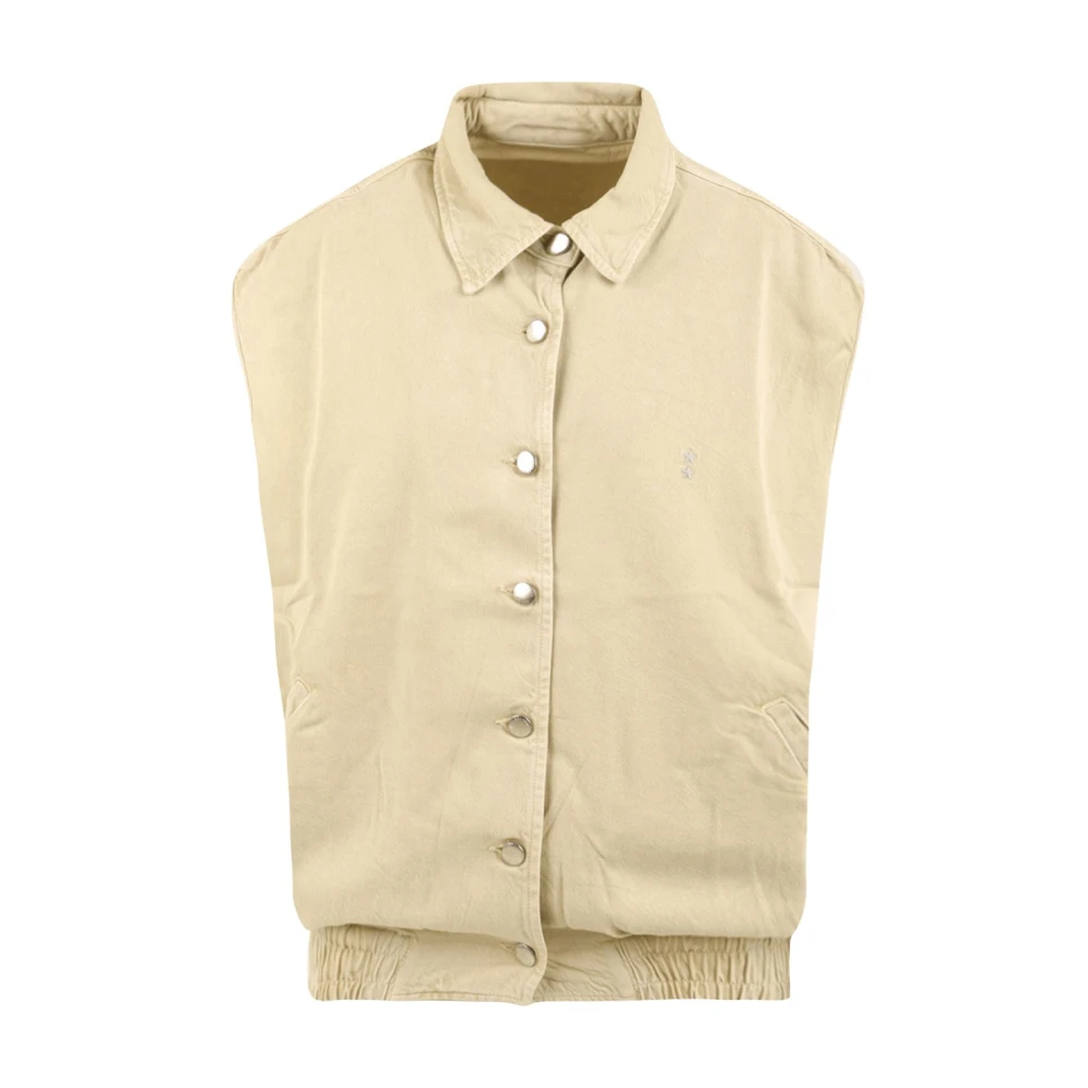 Icon Denim Women's Beige Ines Vest - Waistcoats - Xs - Jackets