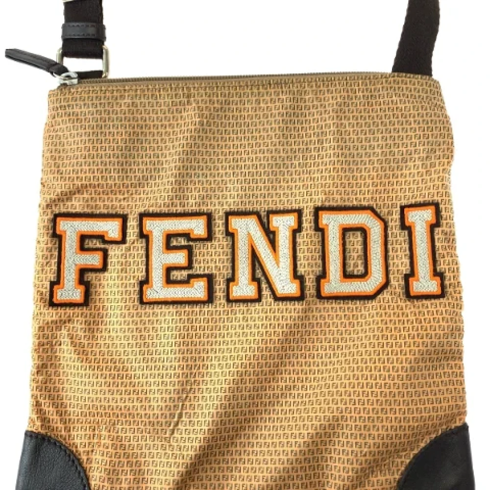 Fendi Vintage Pre-owned Canvas fendi-bags Brown Dames