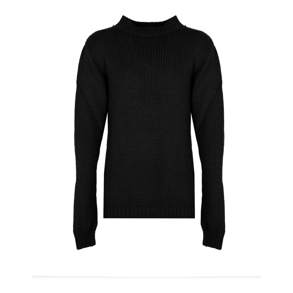 La Haine Inside Us Elegante hoge hals trui Black Heren