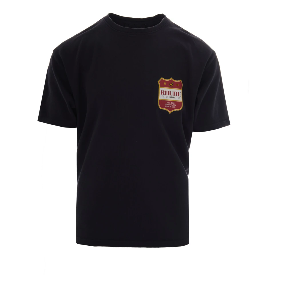Rhude Herren Schwarz Oberteile, K, Mgröße:
