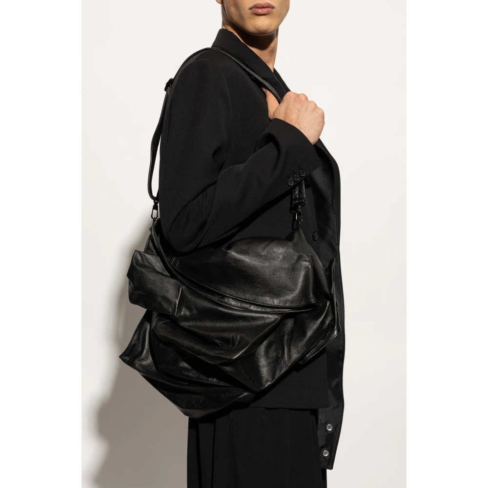 Yohji Yamamoto Schoudertas uit de Discord-collectie Black Unisex