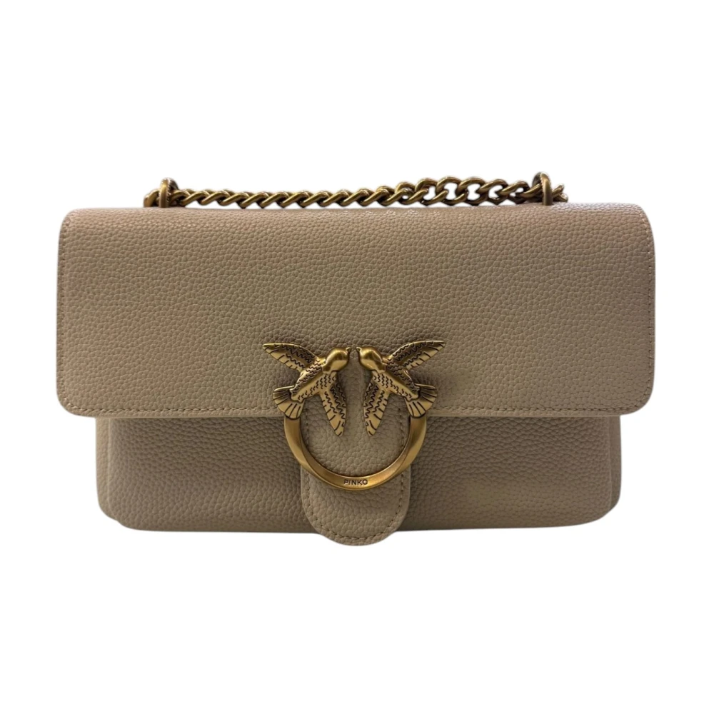 Pinko Women's Beige Cross Body Bags, One Size, Cross Body Bag