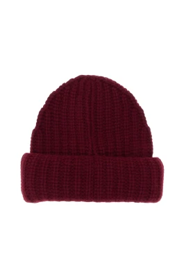 Chunky Ribbed Cashmere Beanie