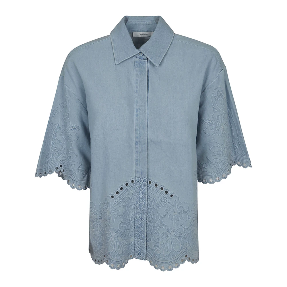 Zimmermann Women's Blue Daylight Denim Shirt