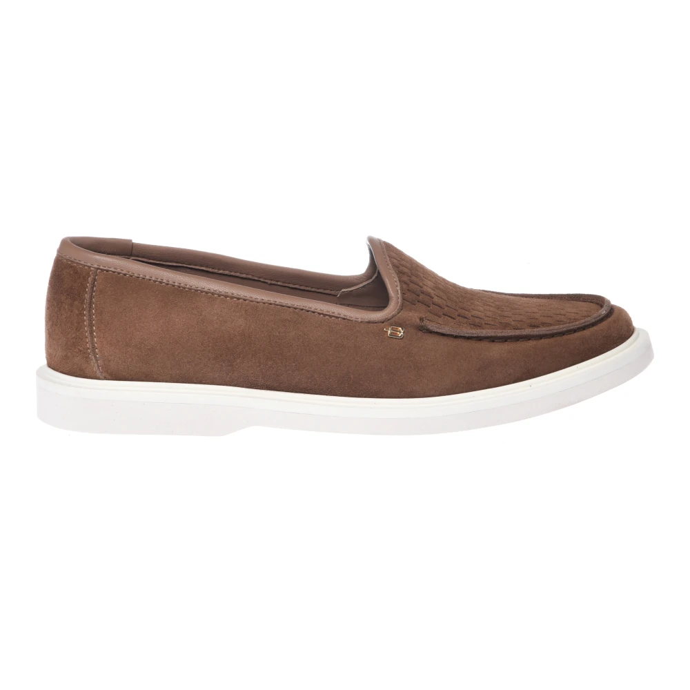 Baldinini Kvinno Brun Skor Dam, 37 Eu, Mocka, Mockasin I Mocka