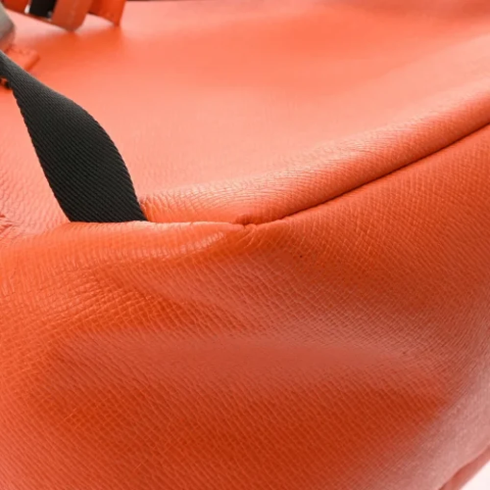 Louis Vuitton Vintage Pre-owned Leather backpacks Orange Dames