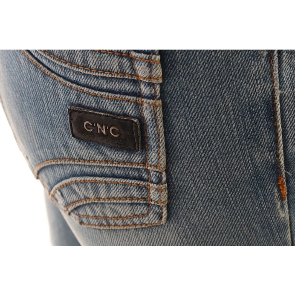Costume National Blauwe Klassieke Rechte Jeans Blue Dames