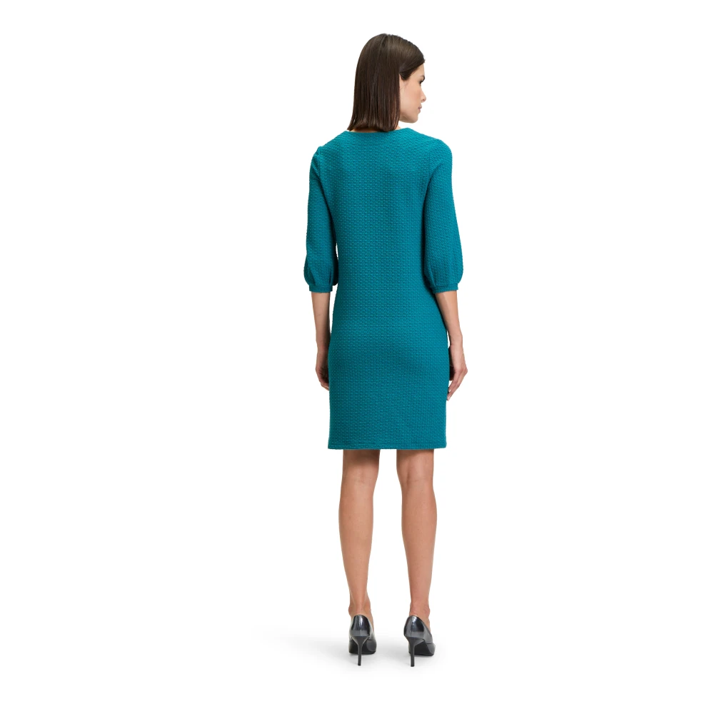 Betty Barclay Dierenprint Jersey Jurk Green Dames