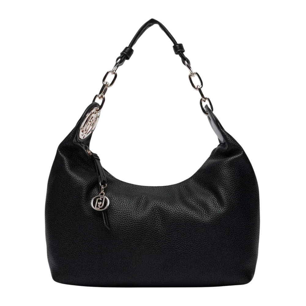 LIU JO shoulder bag Faiza ECS Hobo Bag M Nero / Steel - Image 2
