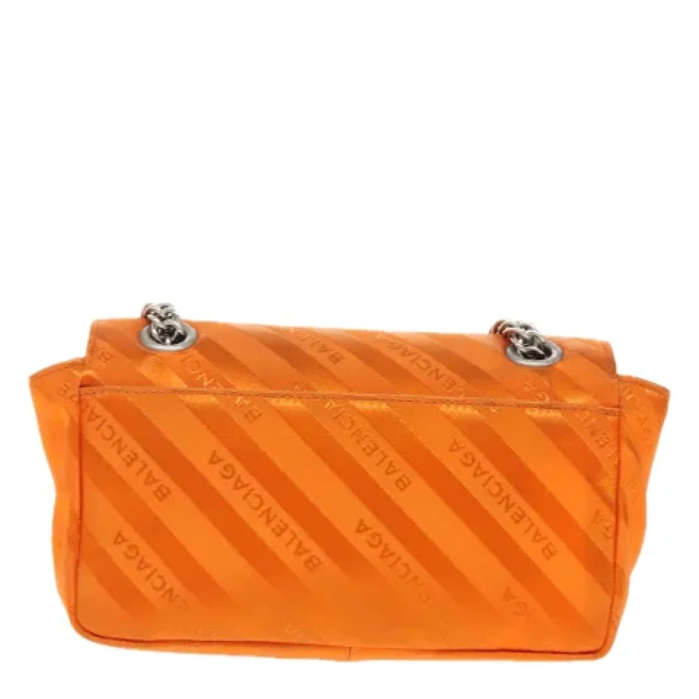 Balenciaga Vintage Pre-owned Fabric balenciaga-bags Orange Dames