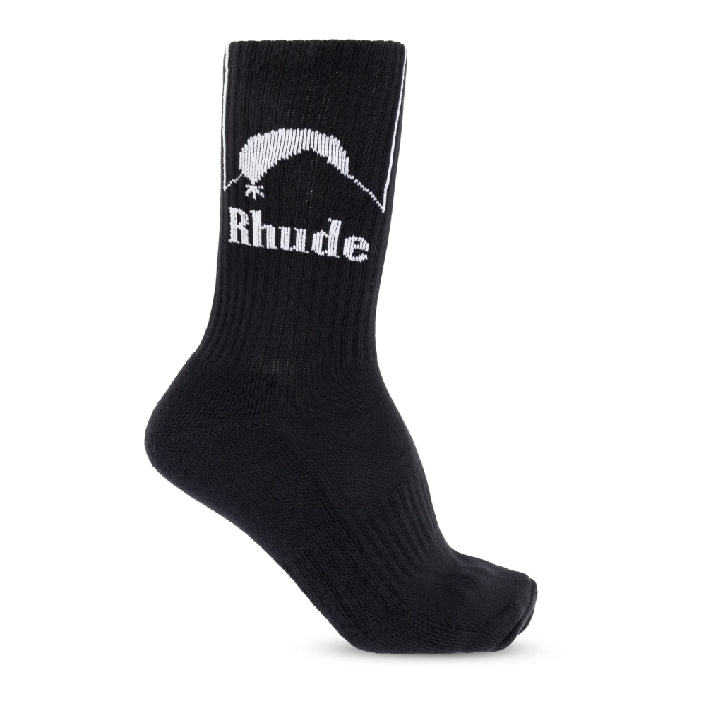 Rhude Sokken met Logo Black Heren