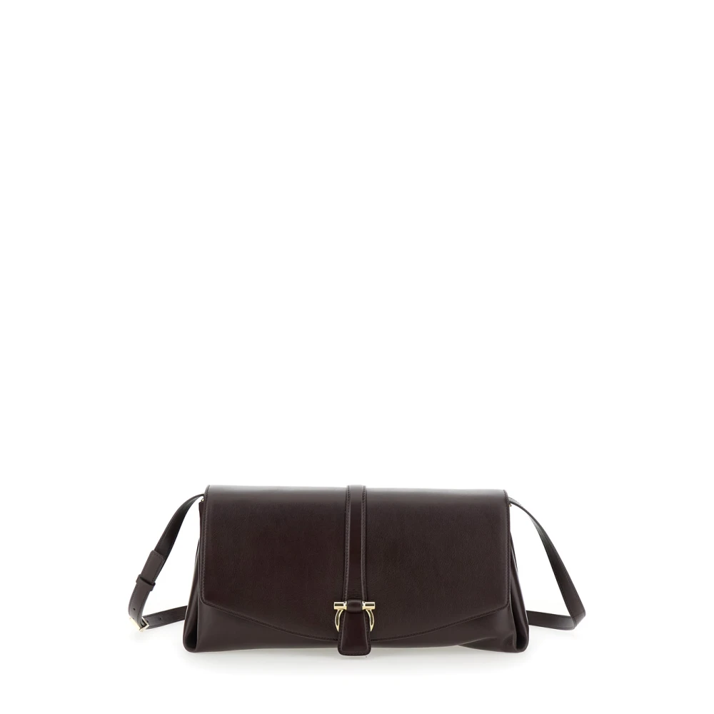 Salvatore Ferragamo Bordeaux Pochette Tassen Brown Dames