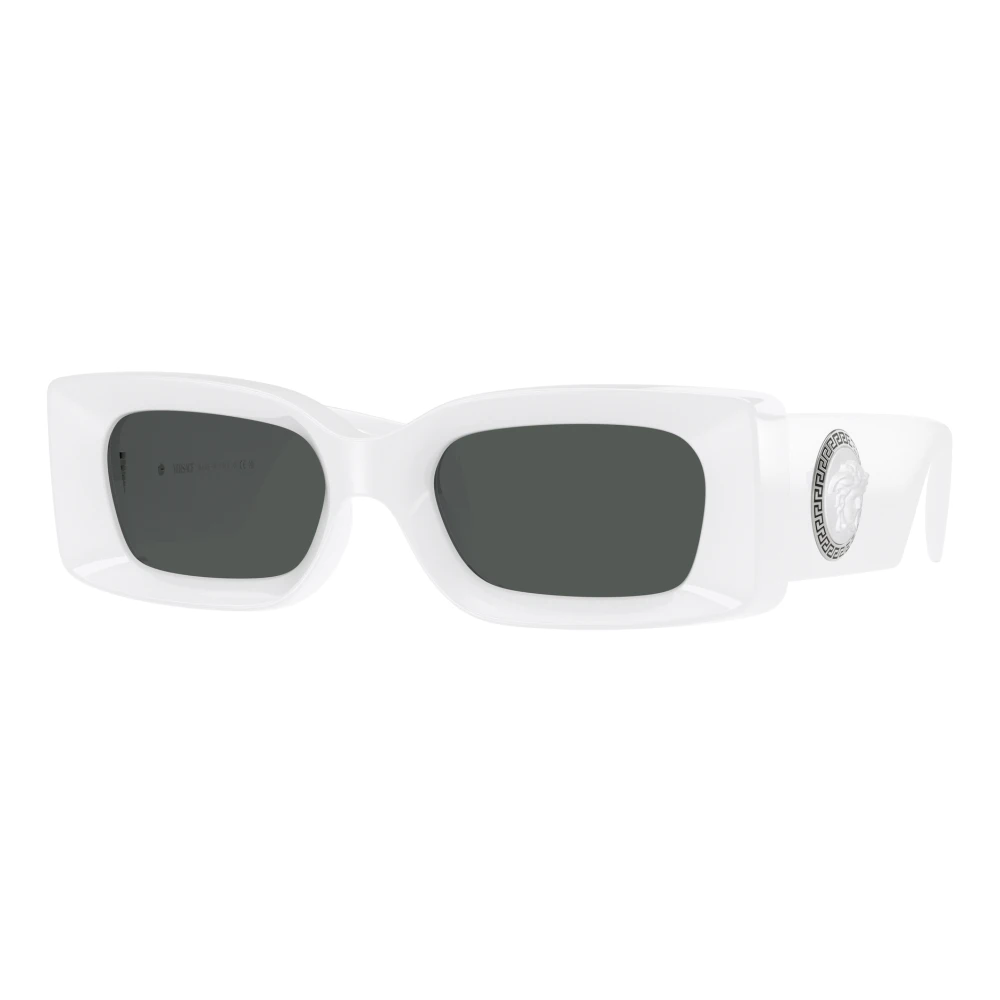Versace Unisex White Stylish Sunglasses In Black Shade - Sunglasses - 52 Mm - Accessories