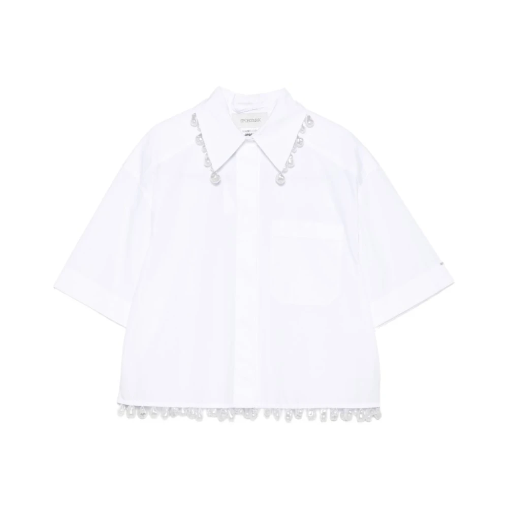 Sportmax Damen Weiß Blusen & Hemden, Sgröße: