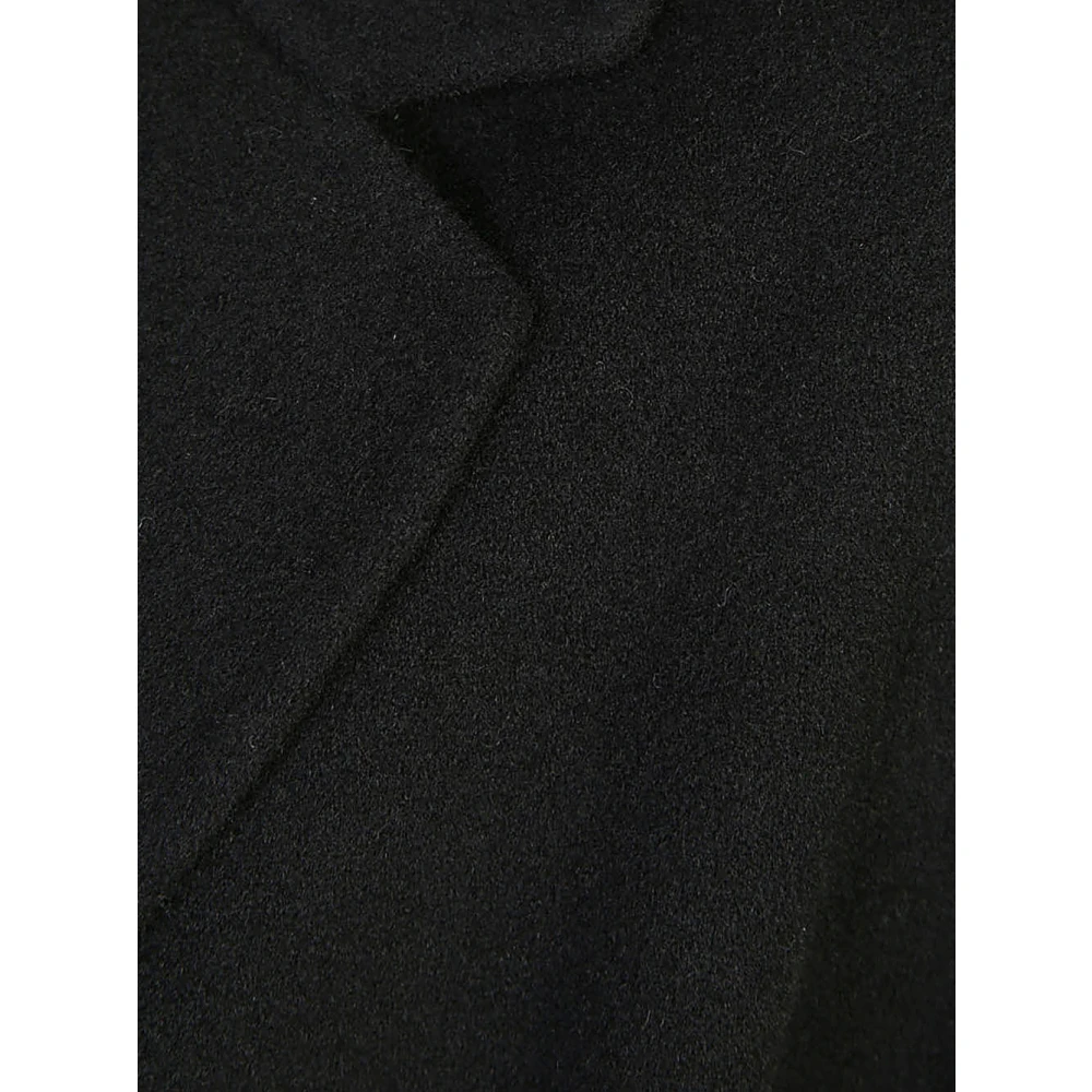 Max Mara Zwarte wollen ceintuurjas Black Dames