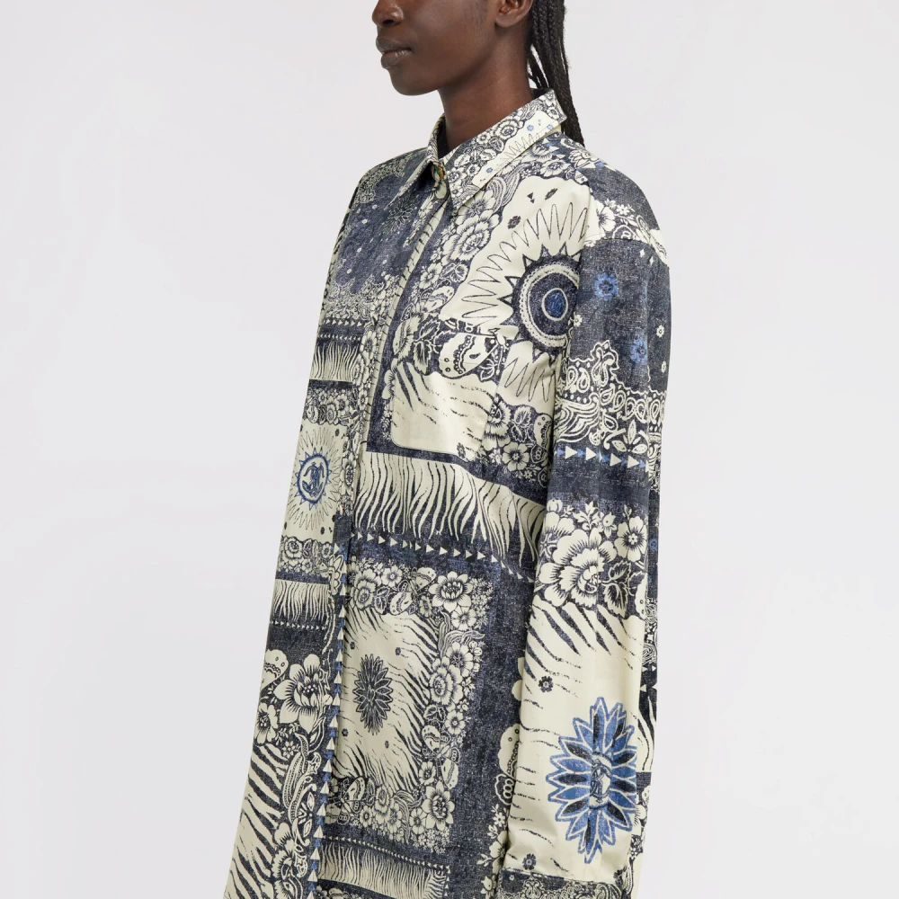 Roberto Cavalli Bandana Print Overhemd Multicolor Dames