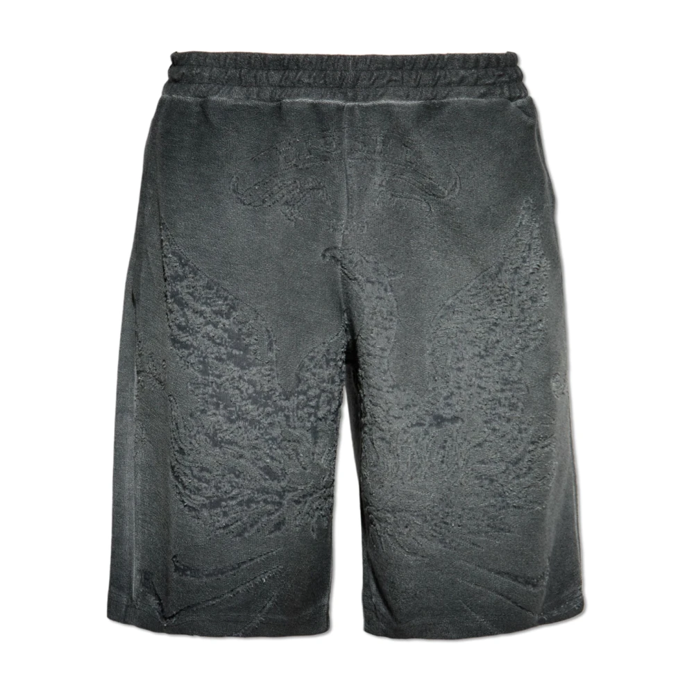 Diesel Mannelijk Grijs Korte Broeken Heren, S, Katoen, Shorts P-Crowde