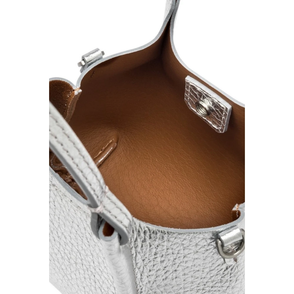 Gianni Chiarini Zilveren Leren Handtas Gray Dames