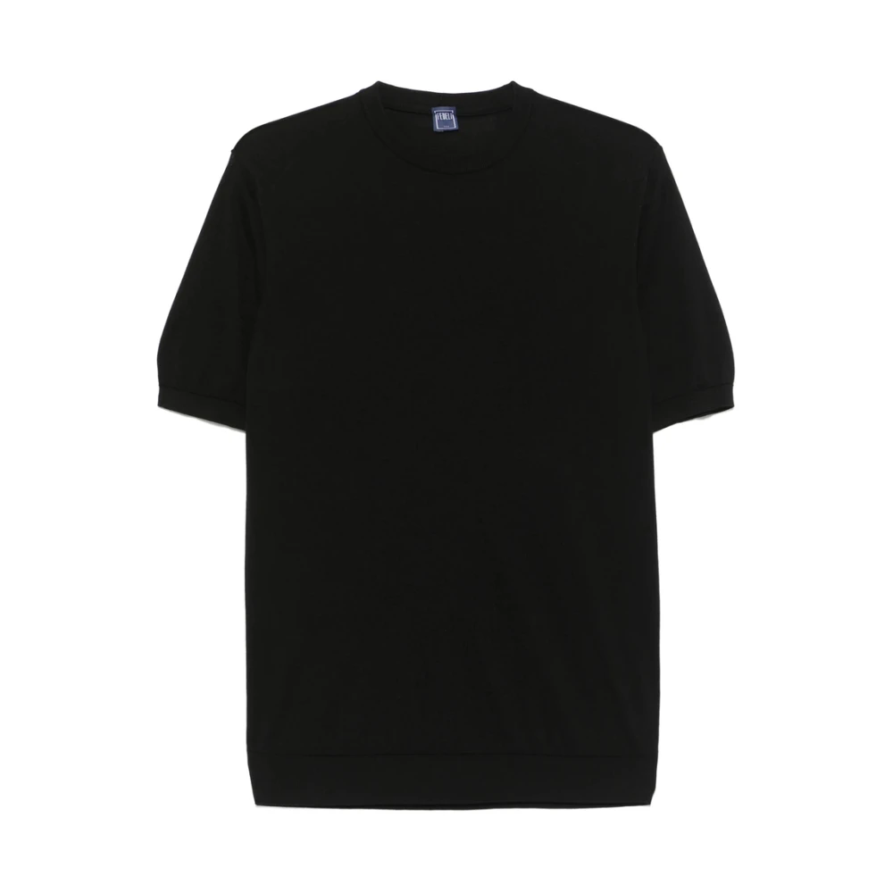Fedeli - Tops > T-Shirts - Black - Fedeli - Modalova