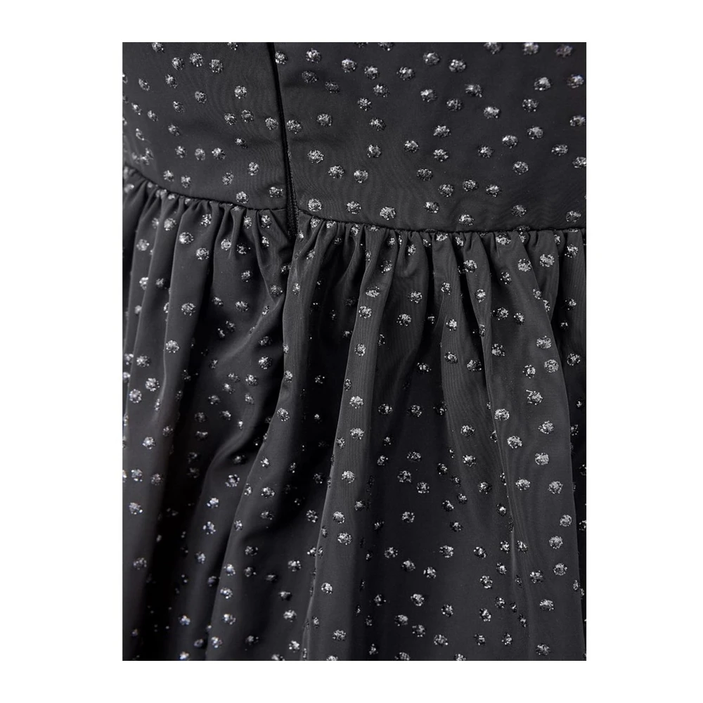 Lardini Zwarte Polyethyleen Jurk voor Vrouwen Black Dames
