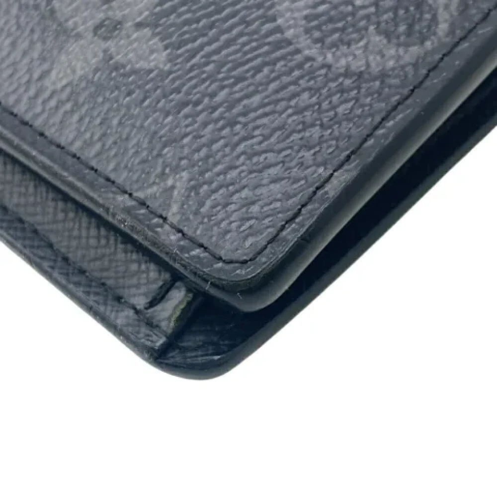 Louis Vuitton Vintage Pre-owned Canvas wallets Black Dames