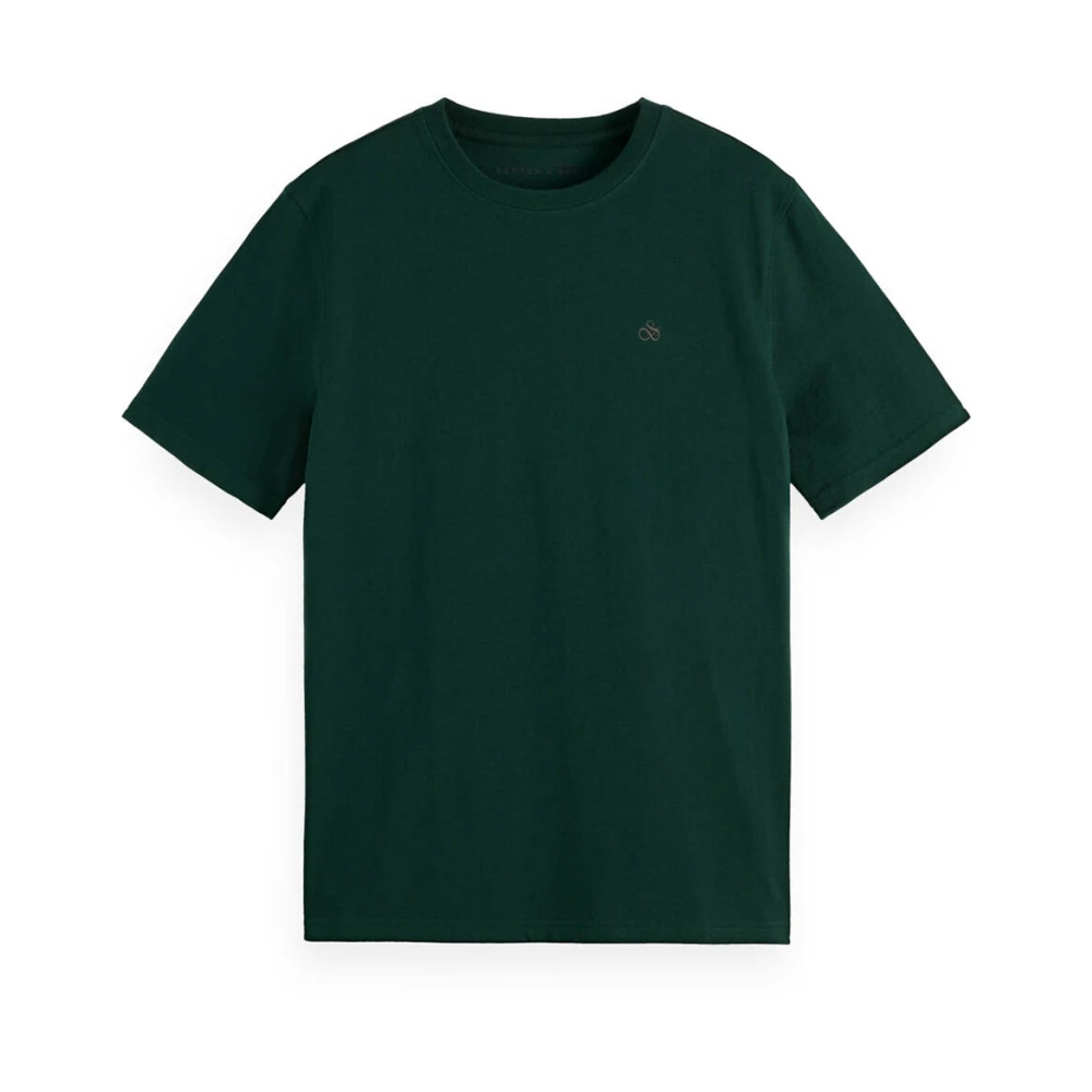 Scotch & Soda Kern Logo Regular Fit T-shirt Green Heren