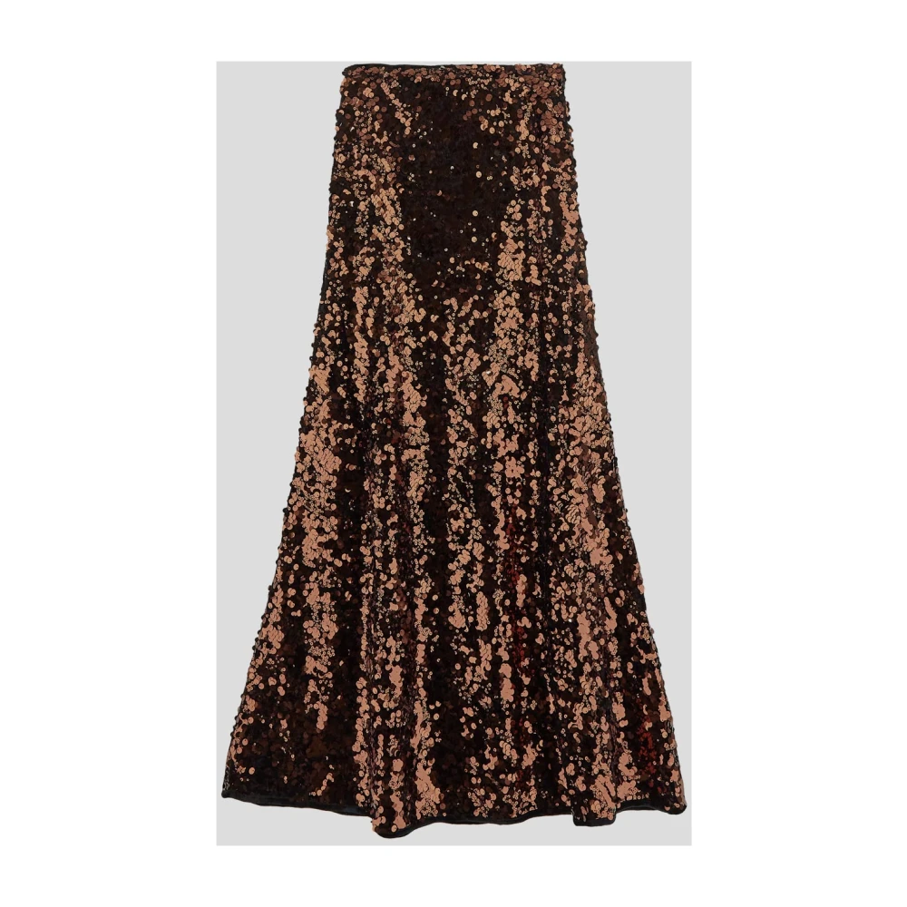 Ganni Dames Rok Mode Brown Dames